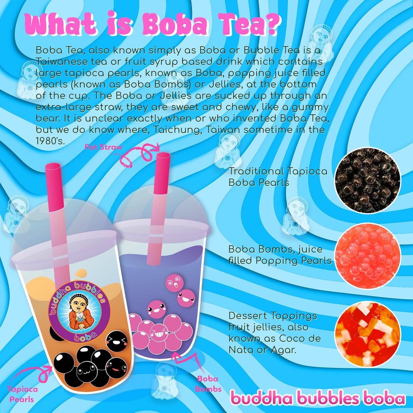 Premium Coconut Jelly Dessert Topping by Buddha Bubbles Boba (Coconut Jelly)