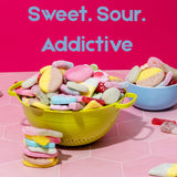 Bubs Swedish Candy Mix - Authentic Sweet and Sour Swedish Gummies - 1 Pound of Gummy Candy From Sweden - Bubs Rombs, Bubs Ovals, Big Swedish Candy