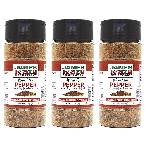 Jane's Original Krazy Mixed-Up Pepper - 2.5 oz. (3-Pack)