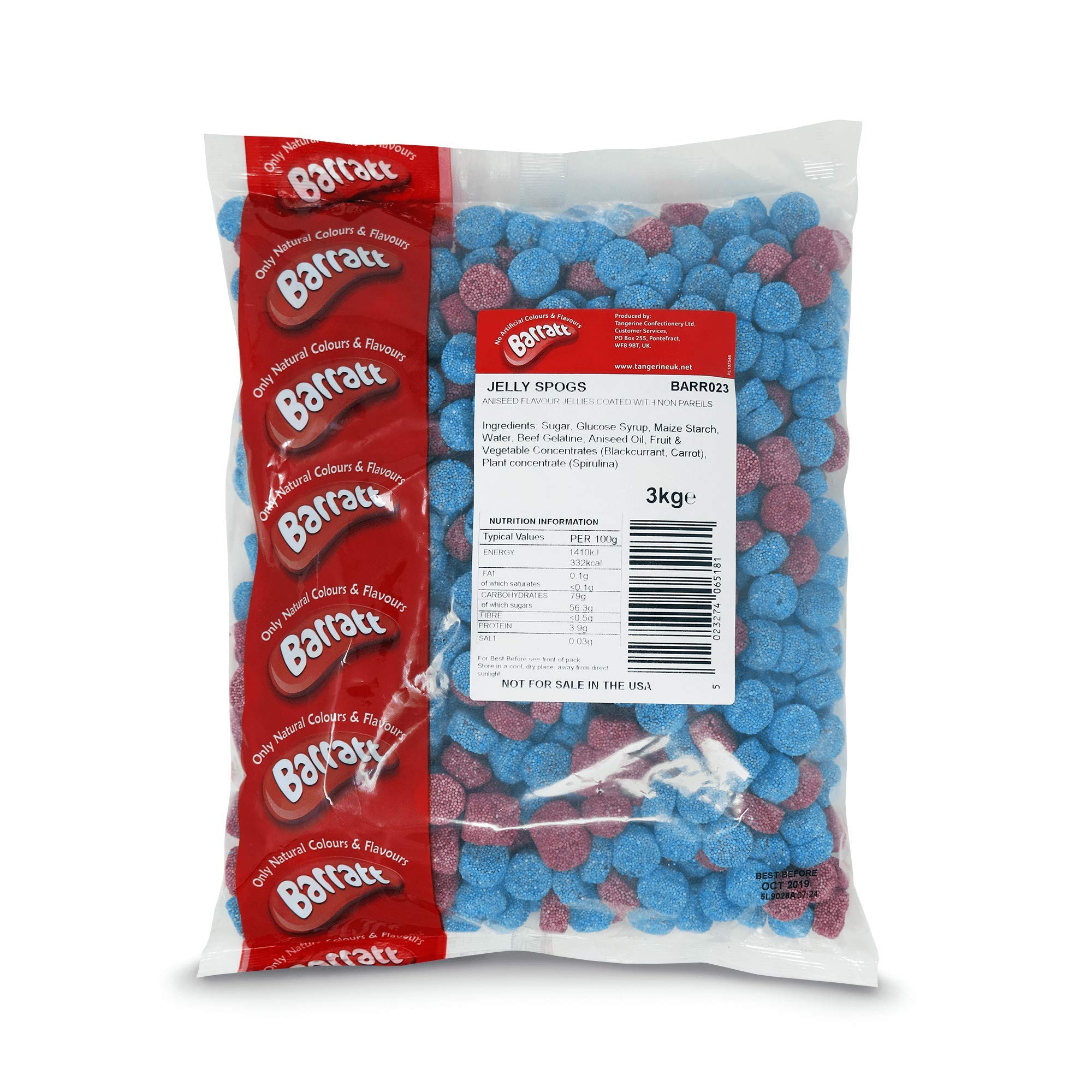 Jelly Spogs/Jelly Buttons 500 gram bag (1/2 Kilo)