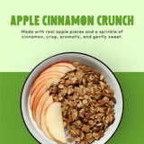 Kellys Four Plus Granola Cereal | Apple Cinnamon Healthy Granola for Yogurt | Hand Made Snacks for Breakfast - 12 oz