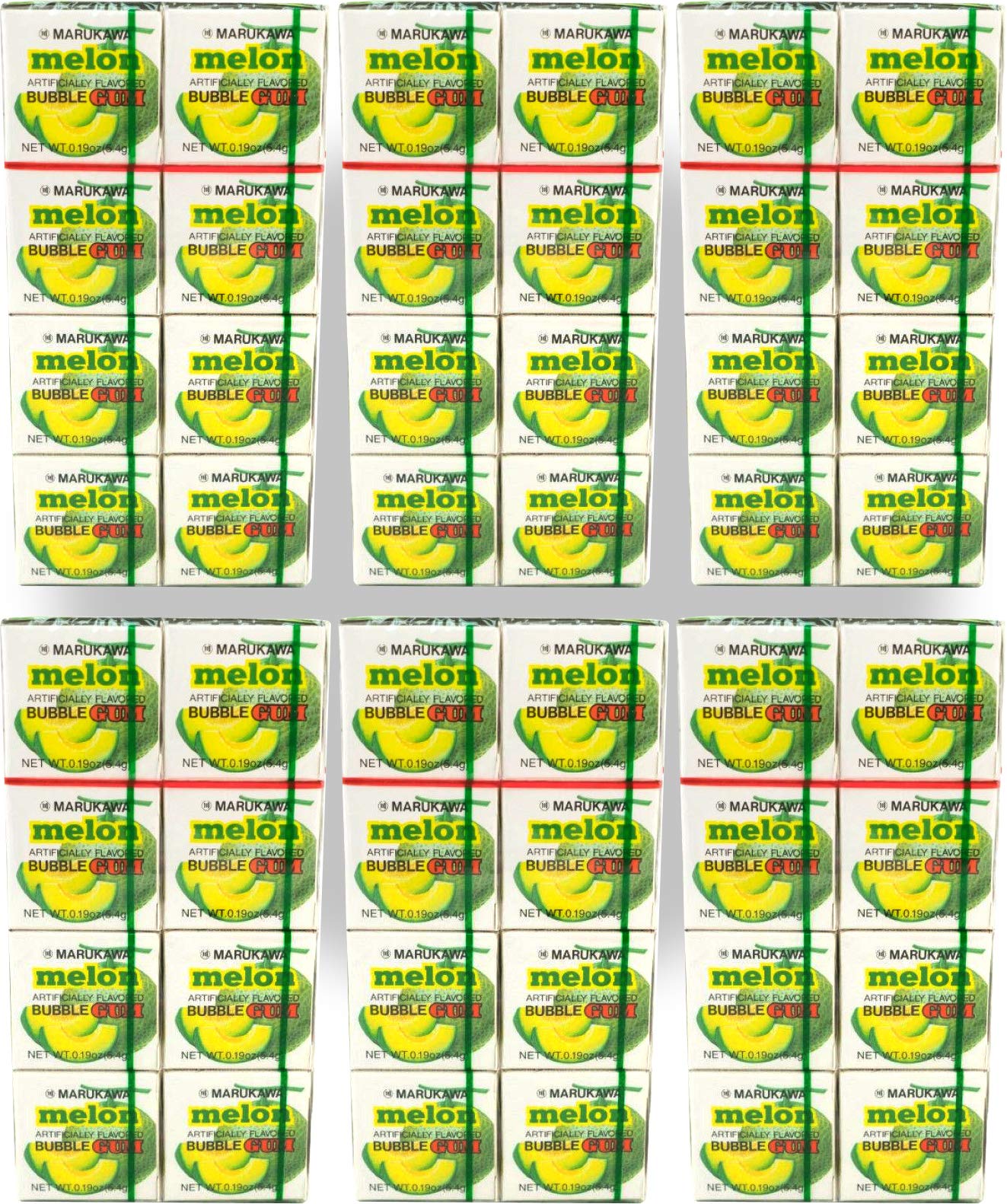 Marukawa Bubble Gum Melon 1.52oz (6 Pack)