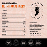 Heartbeat Hot Sauce Co. | Red Habanero, 6 oz. 6 pack