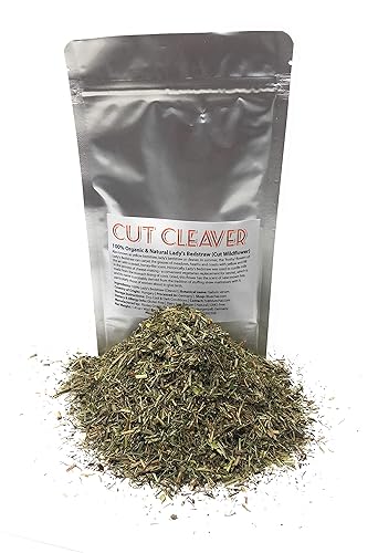 Cut Cleaver (Galium verum) - 100% Natural Lady's Bedstraw (Cut Wildflower) - Net Weight: 1.41oz / 40g