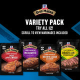 McCormick Grill Mates Marinade Mix Variety Pack, Includes 12 Marinade Mixes, Sweet, Smoky, Spicy, and Savory Flavors, For Chicken, Beef, Pork, Shrimp