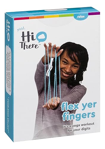 Toysmith Flex YER Fingers - Hi There! Delightfully Witty Gift, Tactile Meditation, Fidget Toy, for People of All Ages