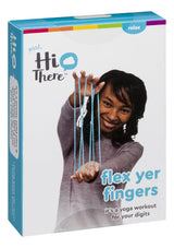 Toysmith Flex YER Fingers - Hi There! Delightfully Witty Gift, Tactile Meditation, Fidget Toy, for People of All Ages
