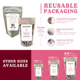 Nelson's Tea Raspberry & Cream - Cut & Sifted Loose Leaf Tea with Rooibos Green Tea, Dried Red Raspberry Leaf, Marigold, Hibiscus, Rose Petals