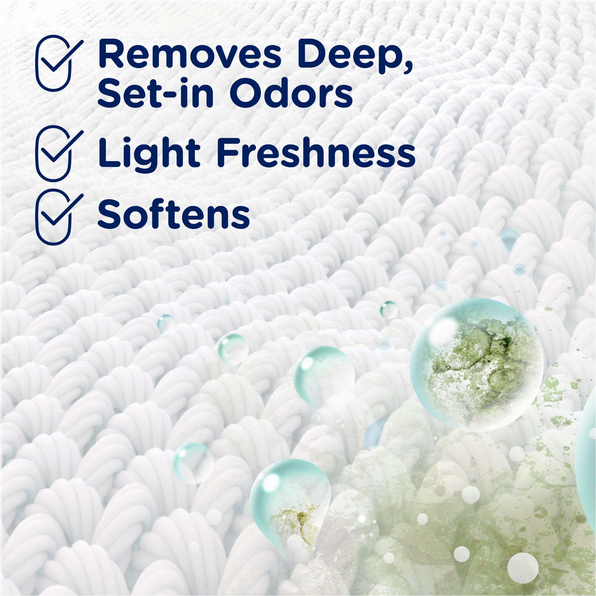 Downy Rinse Laundry Odor Remover, Fresh Lavender Scent, 62 FL OZ, Fabric Softener and Laundry Odor Removal Rinse