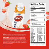BOOST Very High Calorie Nutritional Drink, Supports Weight Gain & Maintenance, 22 g Protein, Creamy Strawberry, 8 fl oz (Pack of 24)