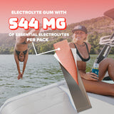 Rev Electrolyte Gum, Watermelon Lime, Sugar-Free with Essential Electrolytes,12 Count