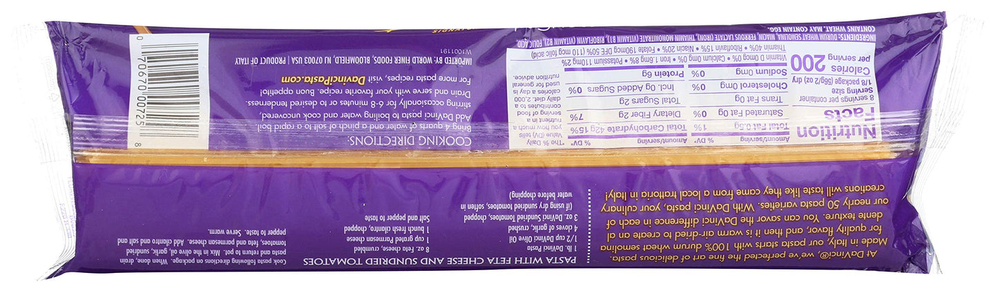 DaVinci Thin Spaghetti Pasta - Case of 20 - 16 oz.
