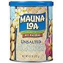 Mauna Loa Premium Hawaiian Roasted Macadamia Nuts, Unsalted Flavor, 4.5 Ounce Can (Pack Of 1)