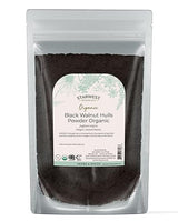 Starwest Botanicals Organic Black Walnut Hull Powder - Finely Ground, Use for Tea & Baking, Certified Kosher, Non-GMO - 4 oz Pouch