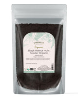 Starwest Botanicals Organic Black Walnut Hull Powder - Finely Ground, Use for Tea & Baking, Certified Kosher, Non-GMO - 4 oz Pouch