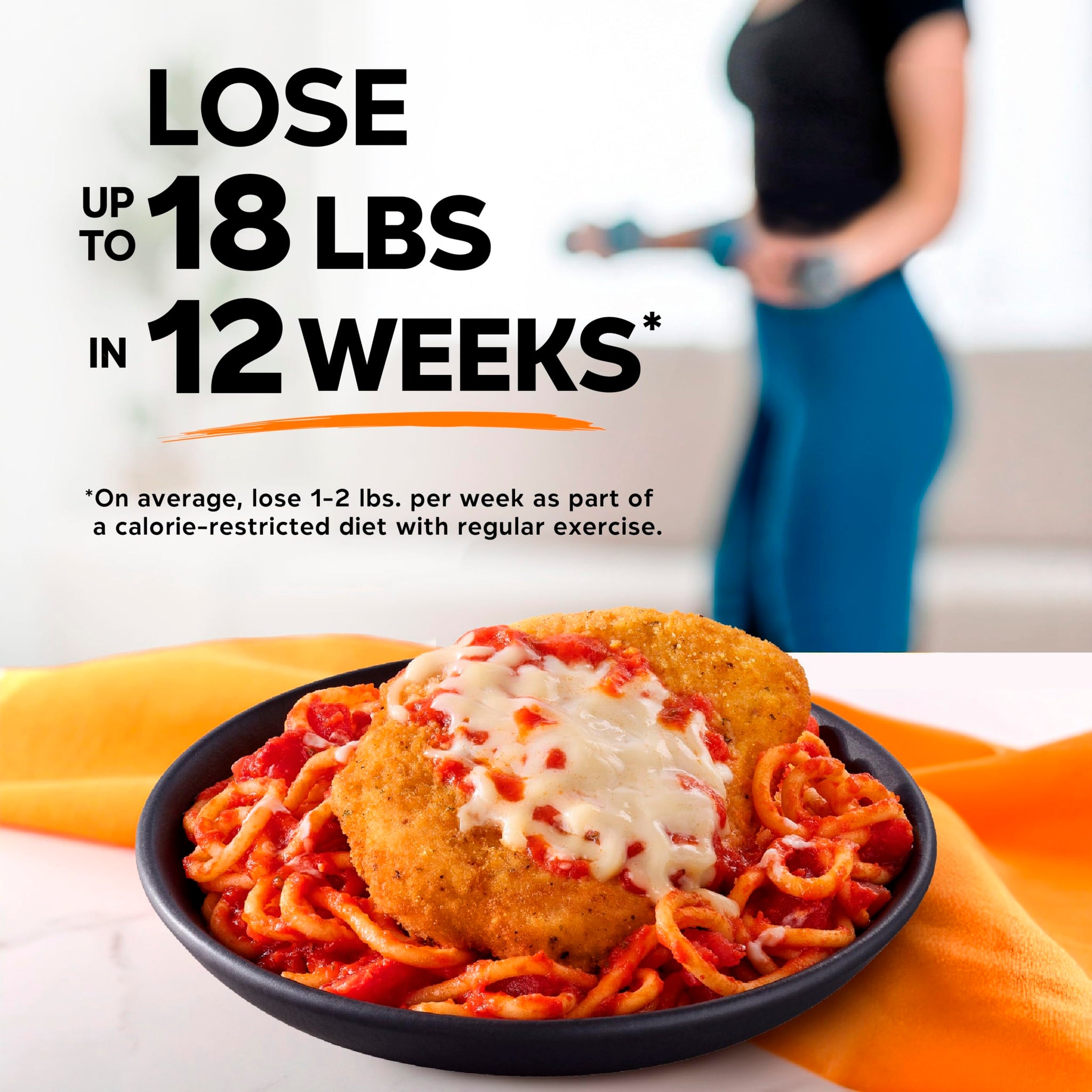 Lean Cuisine Frozen Meal Chicken Parmesan, Protein Kick Microwave Meal, Microwave Chicken Parmesan Dinner, Frozen Dinner for One, 10.875 oz
