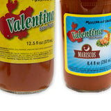 Mexican Hot Sauce Bundle - Includes 1 Hot Sauce Red Label 12 Fl Oz & 1 Seafood Sauce Picante 8 Fl Oz ideal for Seafood, Made with Mexican Chili