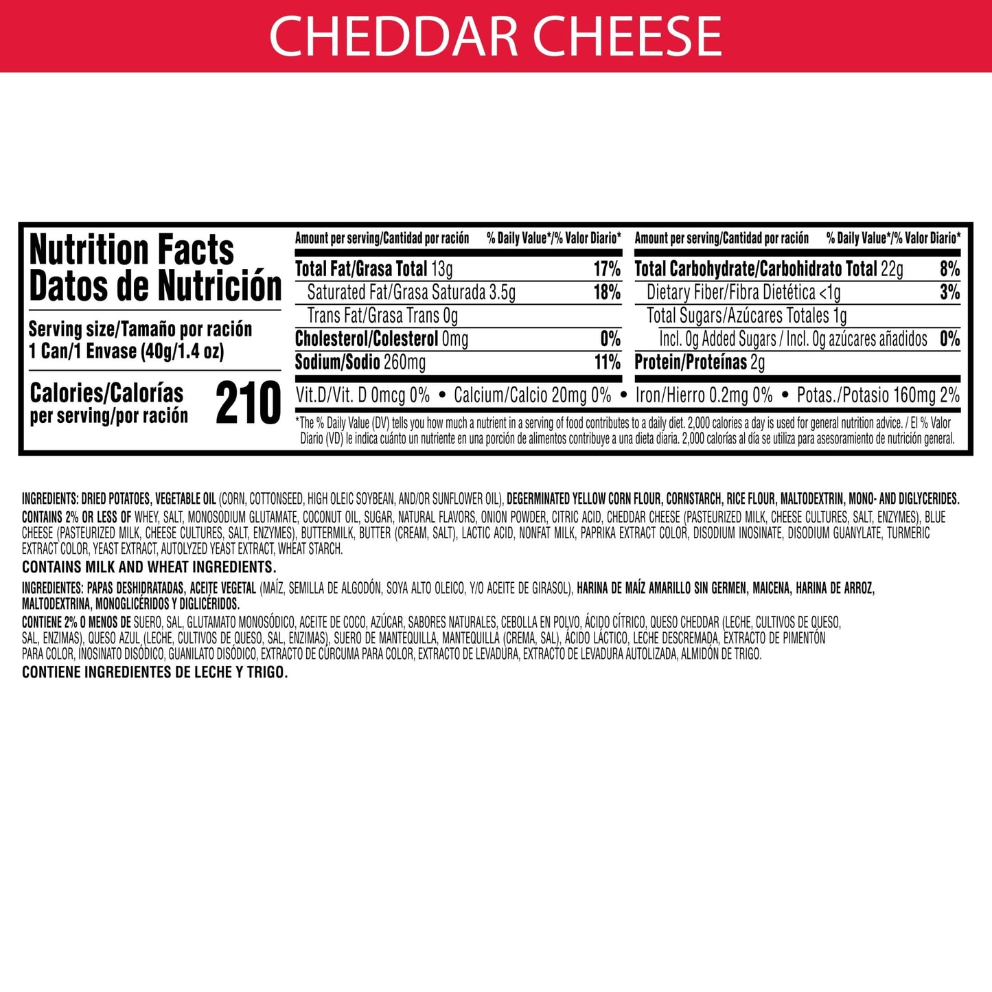 Pringles, Crisps, Lunch Snacks, Office and Kids Snacks, Grab N' Go, Cheddar Cheese (12 Cans)