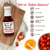 Bone Suckin' Honey & Habanero Wing Sauce: For Chicken Wings, Turkey Wings & Also Great For Ribs, Chicken, Pork, Beef - Gluten Free, Sweetened
