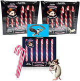 Possum Flavored Candy Canes 18 Count - Christmas Holiday Stocking Stuffers - Fun Novelty Gag Joke Gift