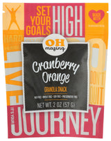 Oh Mazing, Bar Granola Cranberry Orange Snack Size, 2.5 Ounce