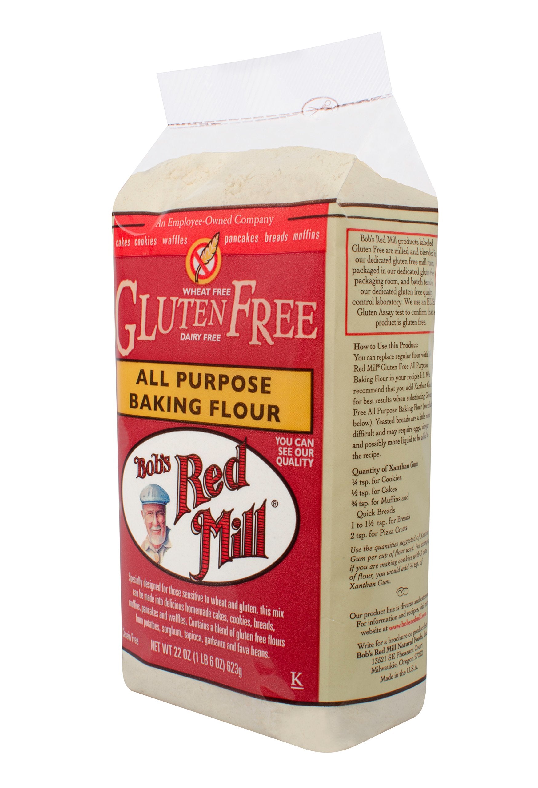 Bob's Red Mill Gluten Free All Purpose Baking Flour, 22 Oz (4 Pack)