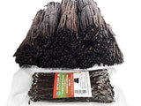 50 Split Organic Madagascar Vanilla Beans Grade B| 5"-7" For Extract by FITNCLEAN VANILLA| Bourbon NON-GMO Pods for Paste