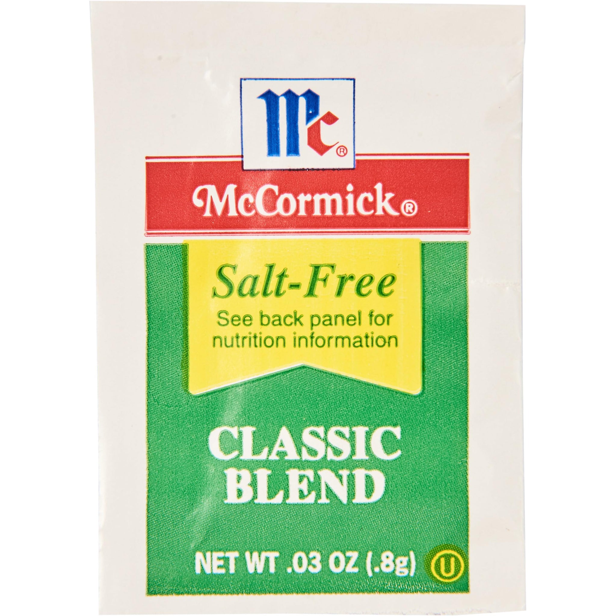 McCormick Salt Free Classic Blend Packets, 300 count - One Box of 300 Salt-Free Seasoning Blend Individual Packets, Perfect for Reduced Sodium Diets