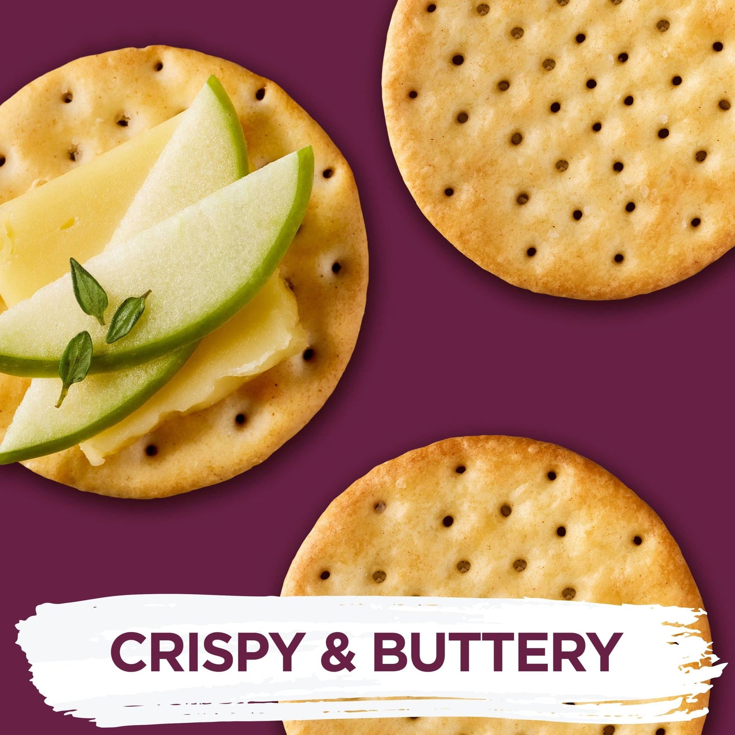 Toasteds Crackers, Lunch Snacks, Party Snacks, Classic Buttercrisp, 8oz Box (1 Box)