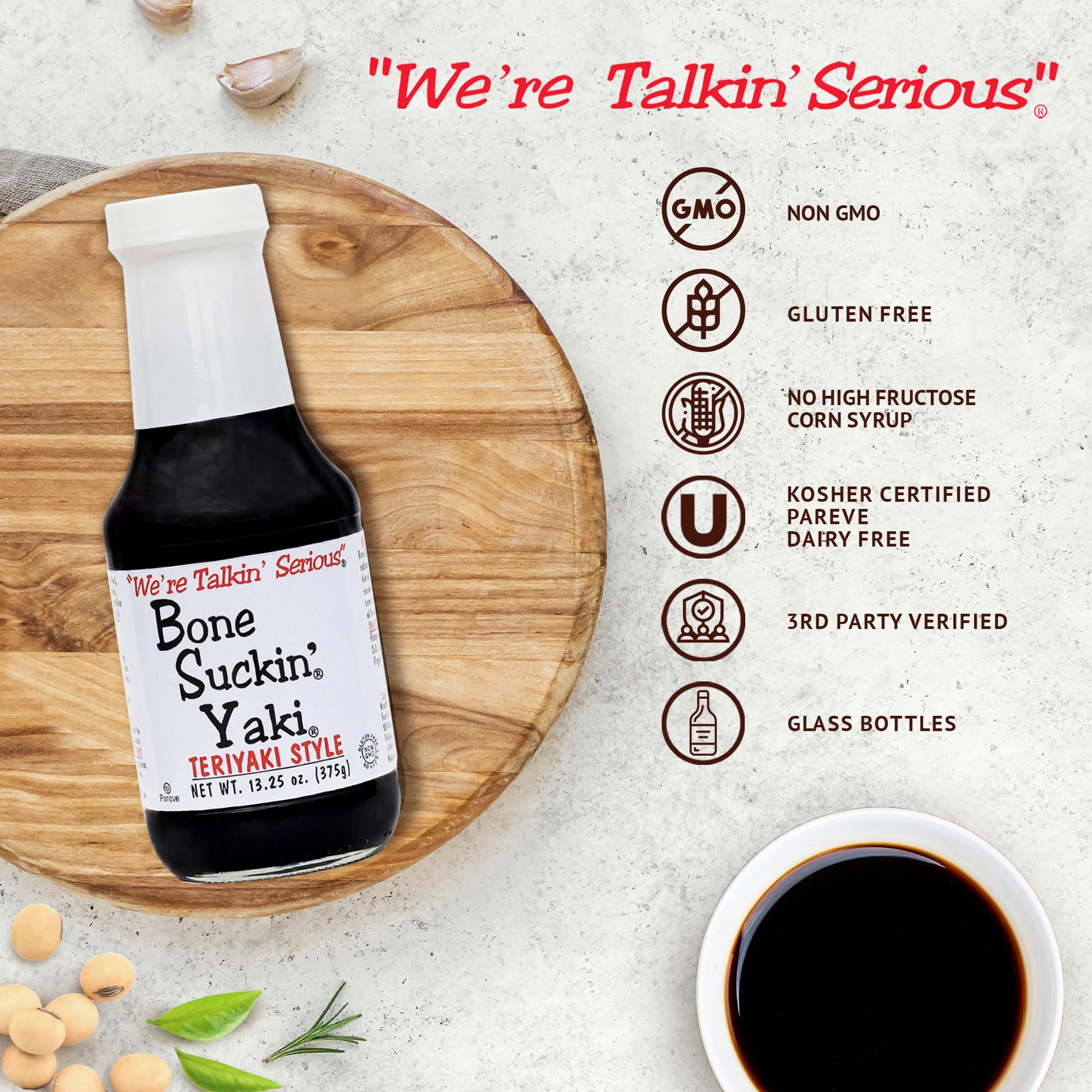 Bone Suckin' Yaki Sauce (Pack of 12)