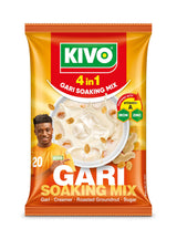 KIVO 4 in 1 Gari Soaking Mix 125g Pack of 10