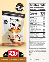 SUPER COFFEE Protein+, Instant Protein Coffee (0g Added Sugar, 25g Protein, 130 Calories),14 Oz | Keto Iced Smart Coffee Drinks (Vanilla)
