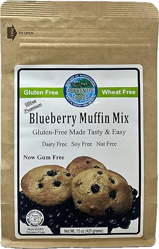 Authentic Foods Blueberry Muffin Mix - 17 oz