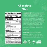 ALOHA Organic Plant Based Protein Bars, Chocolate Mint, 1.98 Oz (Pack of 12)