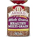 Arnold Whole Grains Healthy Multi Grain Bread, Whole Grain Bread Free From Artificial Colors, Flavors and Preservatives, 24 oz Loaf