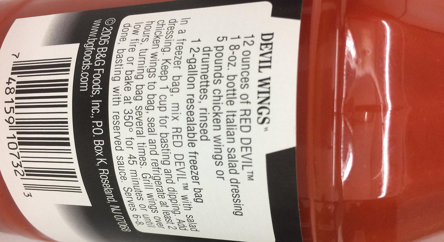 Sauce Red Devil Hotter Original , 6 Ounce -- 24 per case
