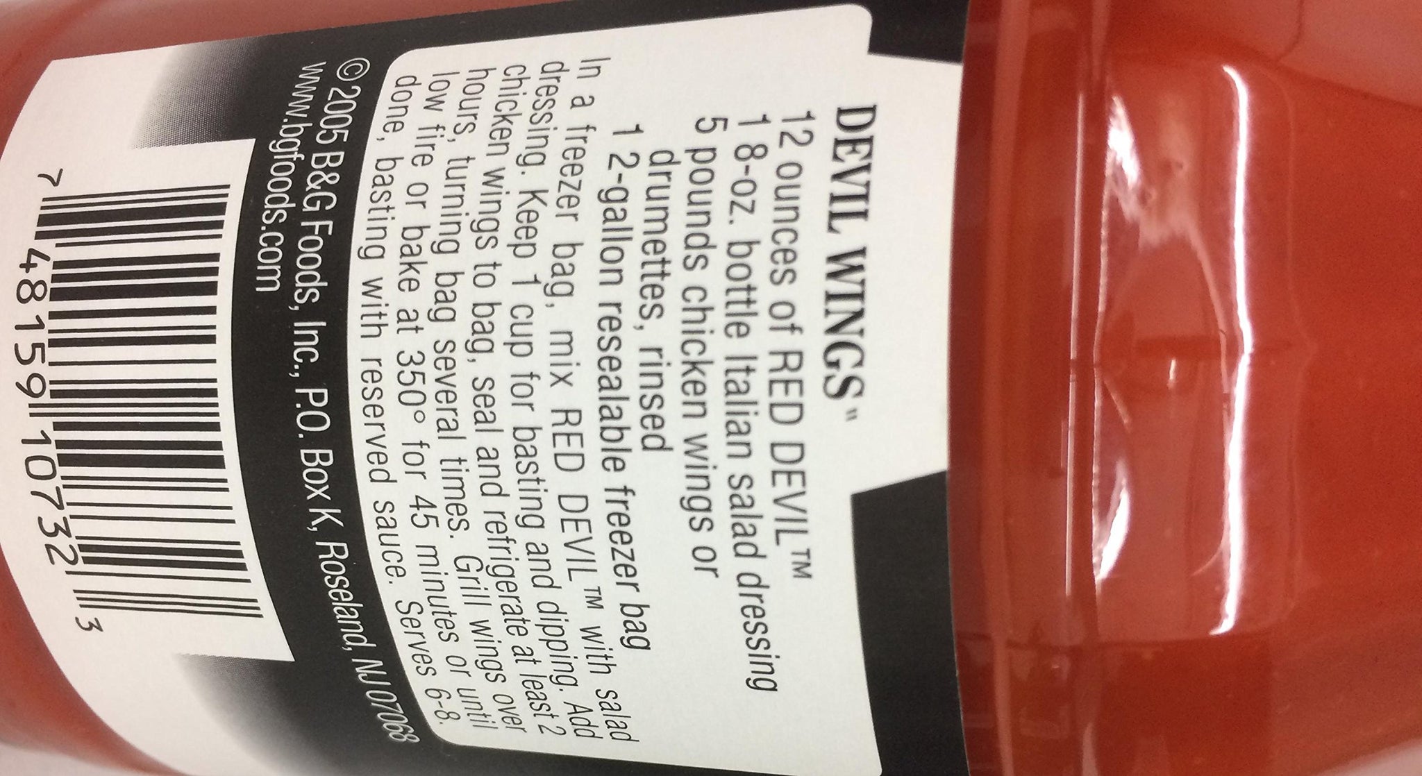 Sauce Red Devil Hotter Original , 6 Ounce -- 24 per case