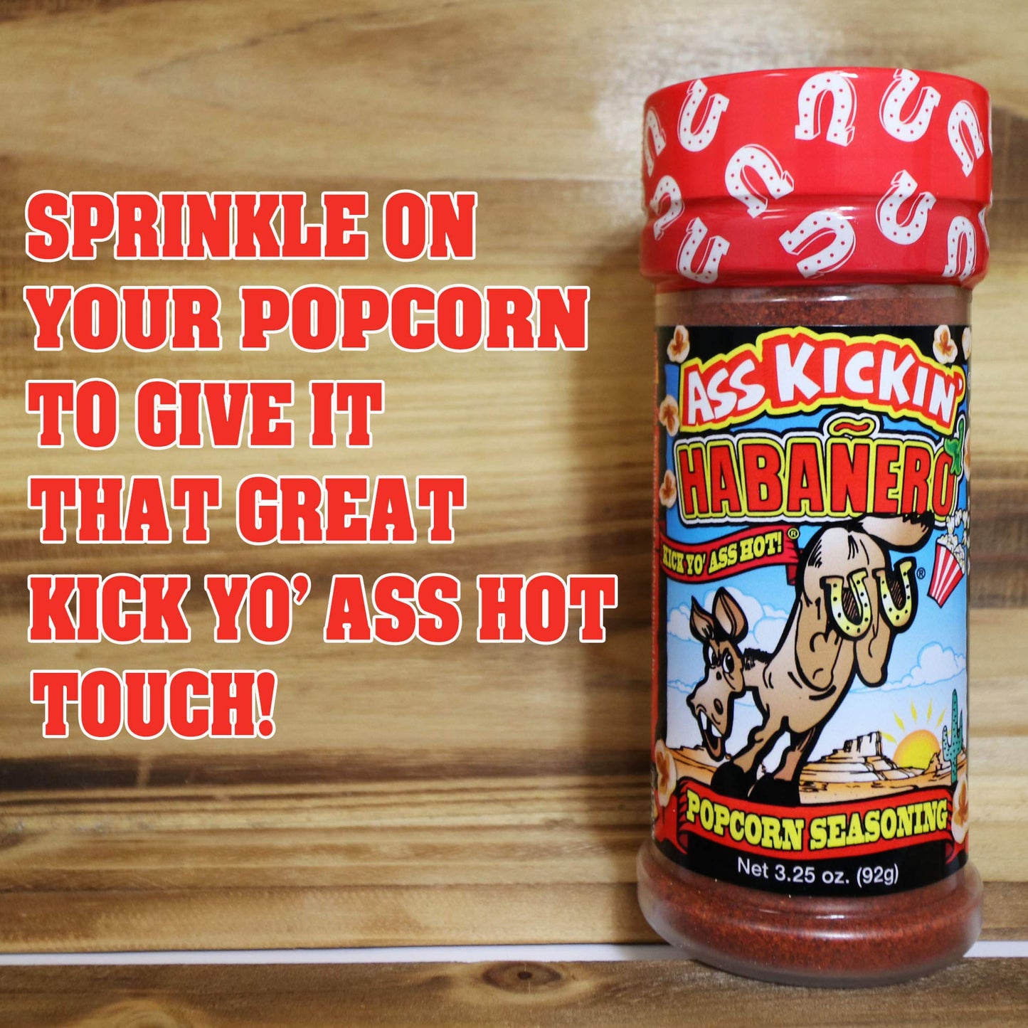 Ass Kickin' Habanero Popcorn Seasoning