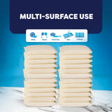 24 Pack Scrub Sponges Kitchen by SCRUBIT, Multi-Purpose Scouring Pads, Non-Scratch Cleaning Sponges for Dishes, Pots & Non-Stick Cookware - Long