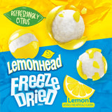 Lemonhead Freeze Dried Candy, Lemon Flavored, Recloseable Bag 4.0 oz