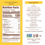 Simple Mills, Cocoa Cashew Crème Sandwich Cookies - Gluten Free, Vegan (Pack of 1)
