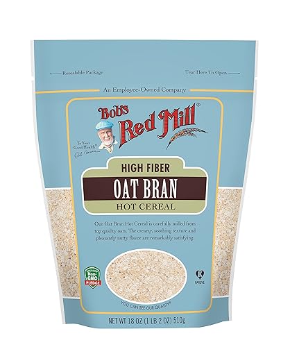 Bob's Red Mill Oat Bran, 18oz (Pack of 1) - Non GMO, Vegan, Kosher