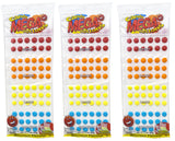 Stichler Mega Candy Buttons Retro Candy Pack of 3, 648 Buttons Total