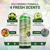 Advanage 20X All Purpose Cleaner Concentrate - Green Apple Eco-Friendly Heavy Duty Degreaser, Multisurface Cleaner for Bathroom, Kitchen, Floors