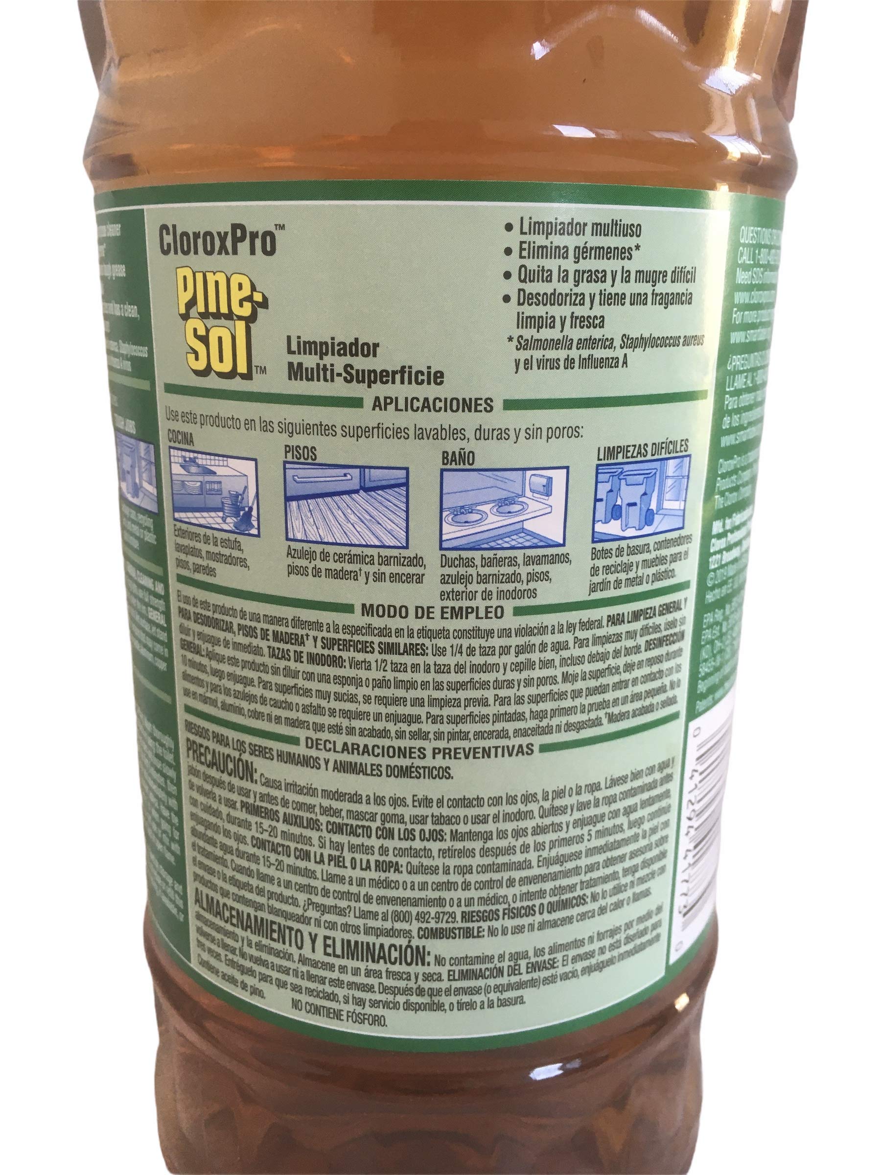 Pine-Sol 41773CT Multi-Surface Cleaner Pine 60oz Bottles 6 Bottles/Carton