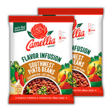 Camellia Beans Southwest Pinto Bean Flavor Infusion Seasoning Mix - Smoky Chili, Cumin & Vegetable Blend - All-Natural, Non-GMO, No MSG, Gluten-Free