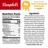 Campbell's Condensed Garlic Parmesan Cheese Soup With Herbs, 10.5 oz Can
