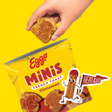 Eggo Minis Frozen French Toast, Frozen Breakfast, Kids Snacks, Cinnamon, 9.3oz Box (4 Pouches)