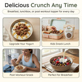 Granolaful Variety Pack - Dubai Chocolate Cereal & Original Mediterranean Crunch | Real Ingredients with Nuts, Seeds, Protein & Fiber | No Seed Oils