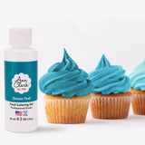 Ann Clark Ocean Teal Food Coloring Gel Large 4.5 oz Professional Grade Made in USA
